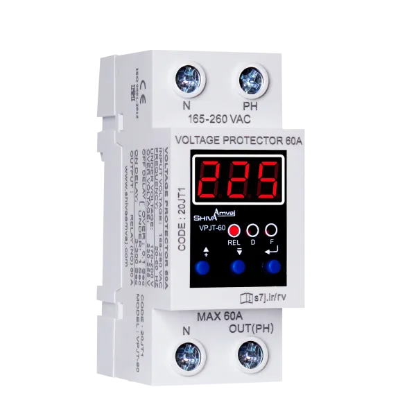عکس محصول محافظ ولتاژ دیجیتال60A