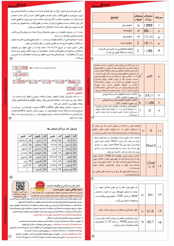 عکس محصول ساعت نجومی سری N