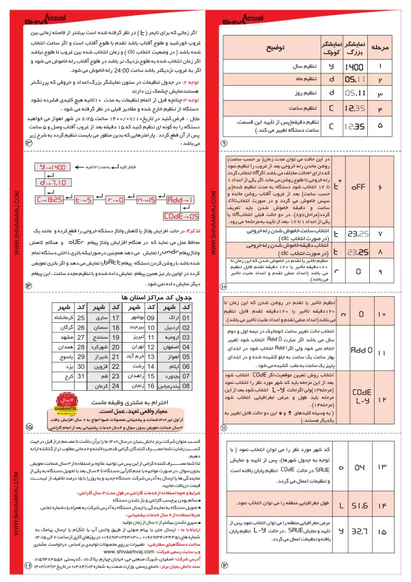 عکس محصول ساعت نجومی